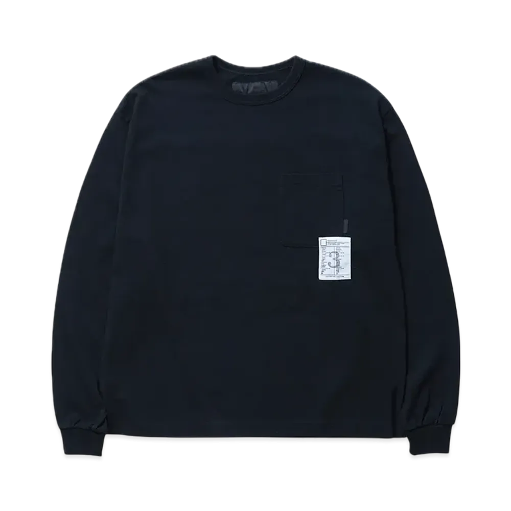 NEIGHBORHOOD BW . Crewneck-P LS "Black"