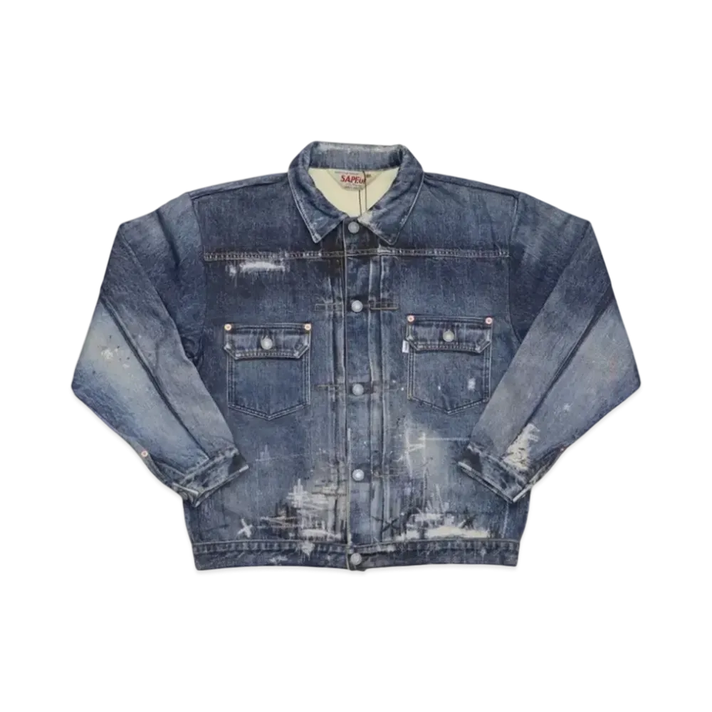 SAPEur Youth Lot.5067XX Sweat Jacket "Indigo"