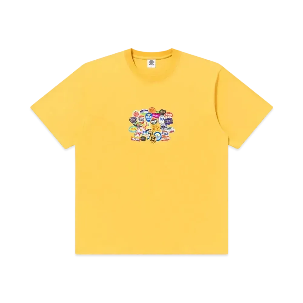 BlackEyePatch Fruit Labels Tee "Yellow"