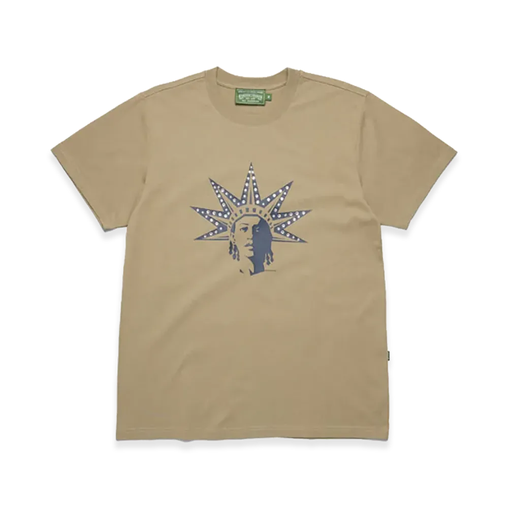 DENIM TEARS Crystal Libertas Tee "Green"
