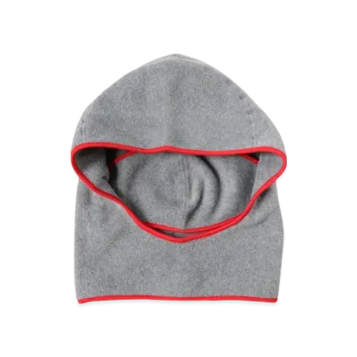 BEAMS Fooded Neck Gaiter "Gray/Red"