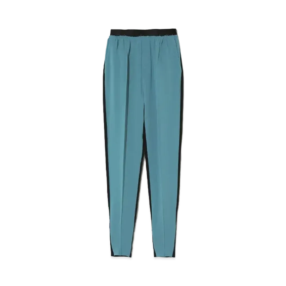 UNDERCOVER Cotton x Triacetate Switching Slacks "Turquoise"