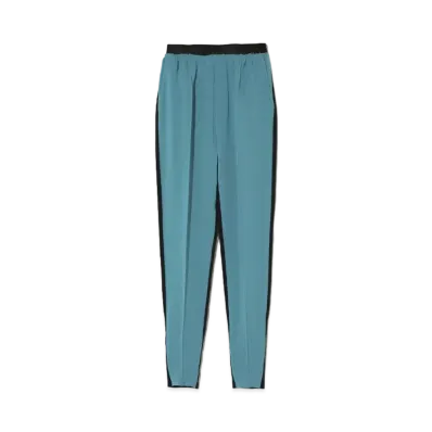 UNDERCOVER Cotton x Triacetate Switching Slacks "Turquoise"