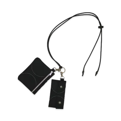 JieDa QUILTING COMBO SHOULDER BAG "BLACK"