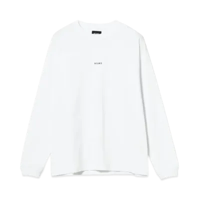 BEAMS Mini Logo Crew Neck Tee "White"