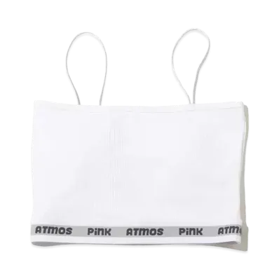 atmos pink Basic Short Rib Cami "White"