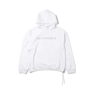mastermind JAPAN Boxy Swarovski Hoodie "White"