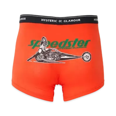 HYSTERIC GLAMOUR Speedster Boxer Briefs "Orange"
