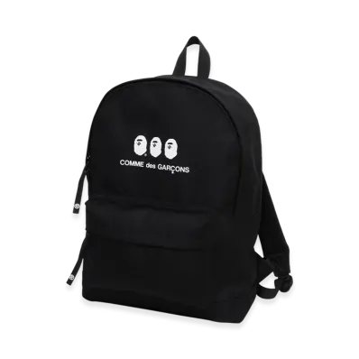 A BATHING APE x COMME des GARCONS OSAKA Backpack "Black"