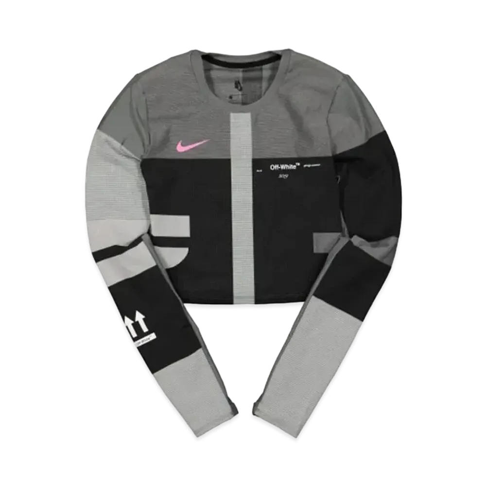 OFF-WHITE / Nike Women's Easy Run Top "Black"