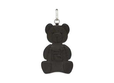 FENDI Roma Leather Charm "Black"