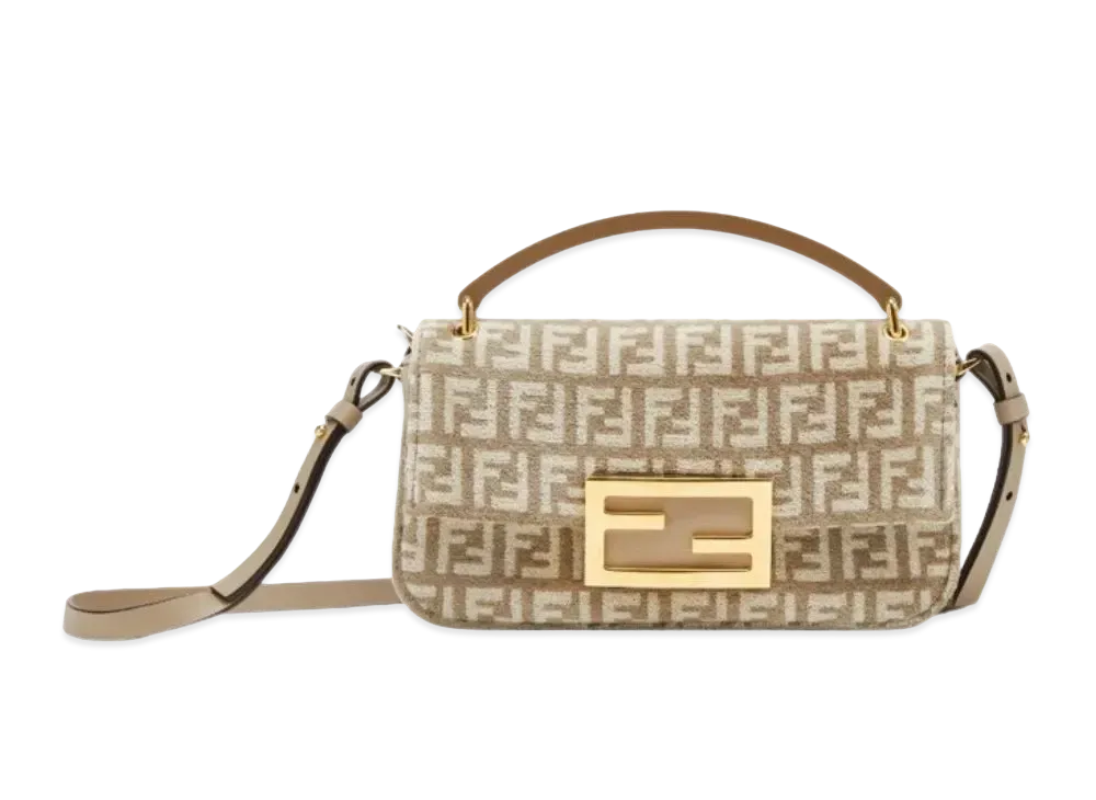 23FW【FENDI】バゲット フォンポーチ ダブグレー FFタペストリー 23FW【FENDI】バゲットチェーン Midi ダブグレー FFタペストリー