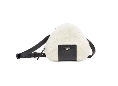 FENDI Charm Sheepskin Charm "White"