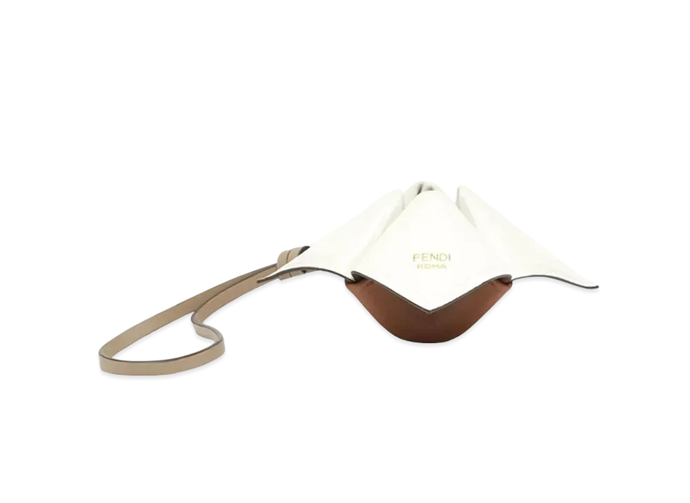 FENDI Fortune Teller Charm Nappa Leather "White"