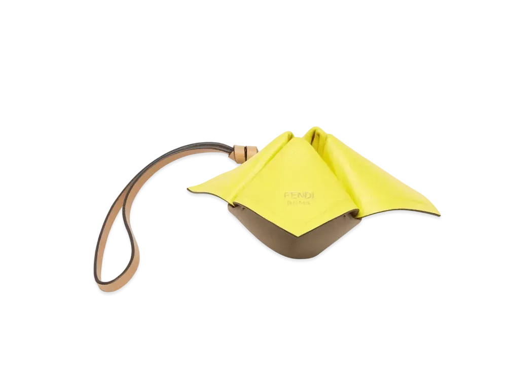 FENDI Fortune Teller Charm Nappa Leather "Yellow"