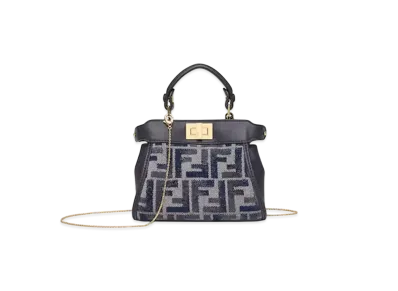 FENDI Nano Peekaboo "Blue"