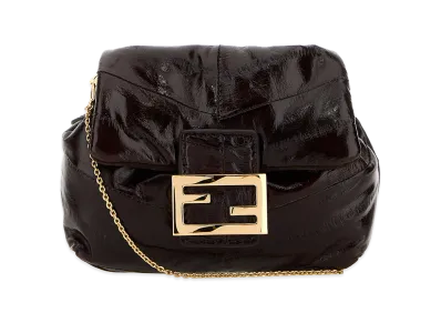 FENDI Women's Mamma Baguette Nano "Brown"