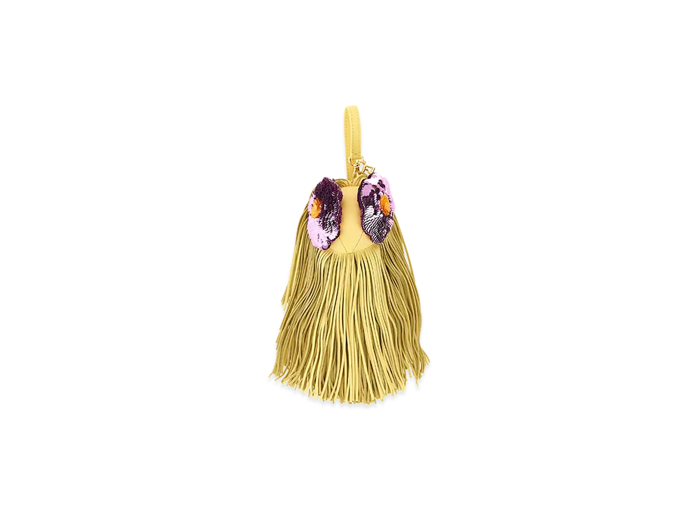 FENDI Women's Bag Bugs Charm "Yellow"