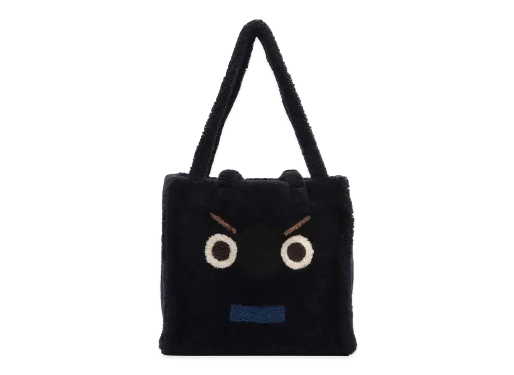 FENDI Face Mouton 2Way Tote Bag "Black"