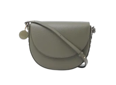 STELLA McCARTNEY Frayme Shoulder Bag "Military Green"