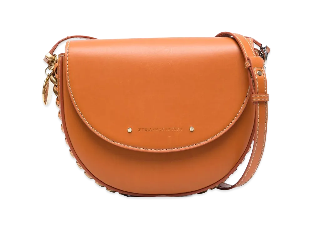 STELLA McCARTNEY Women's Frayme Medium Shoulder Bag "Orange"