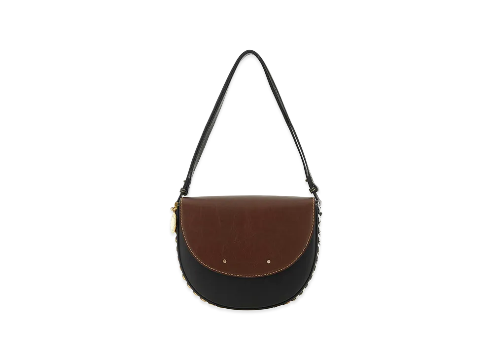 STELLA McCARTNEY Women's Two-Tone Alter Mat Medium Frayme Shoulder Bag "Multicolor"
