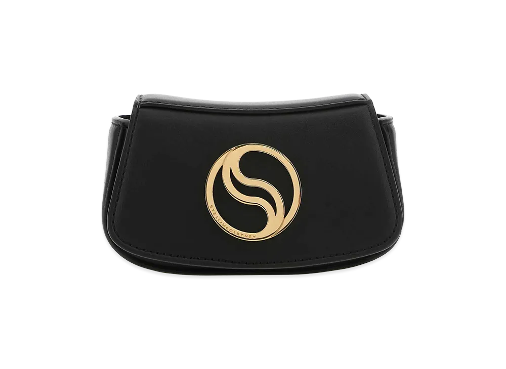 STELLA McCARTNEY Women's Biscuit Alter Mat Mini Shoulder Bag "Black"