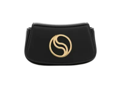 STELLA McCARTNEY Women's Biscuit Alter Mat Mini Shoulder Bag "Black"