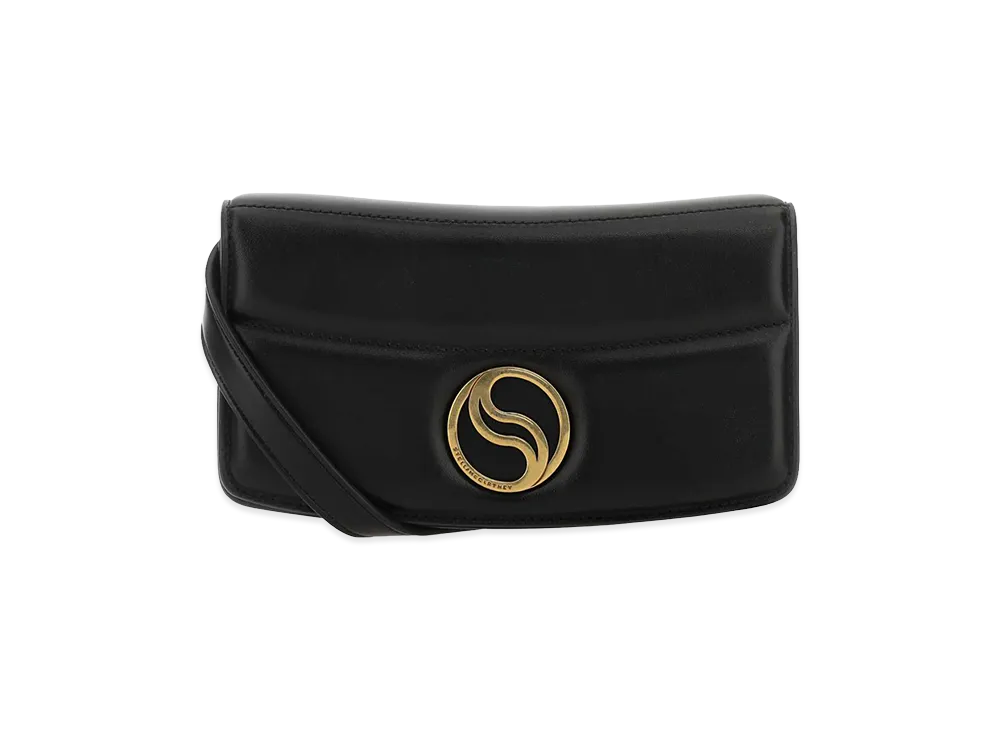 STELLA McCARTNEY Women's Alter Mat Mini S-Wave Wallet "Black"