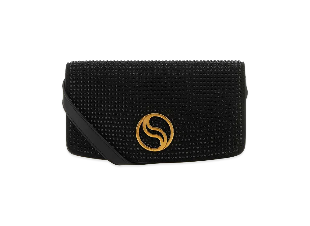 STELLA McCARTNEY Women's Alter Mat Mini S-Wave Wallet "Black"