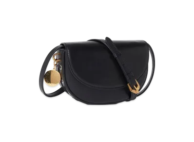 STELLA McCARTNEY Women's Frayme Flap-Detail Shoulder Bag "Black"