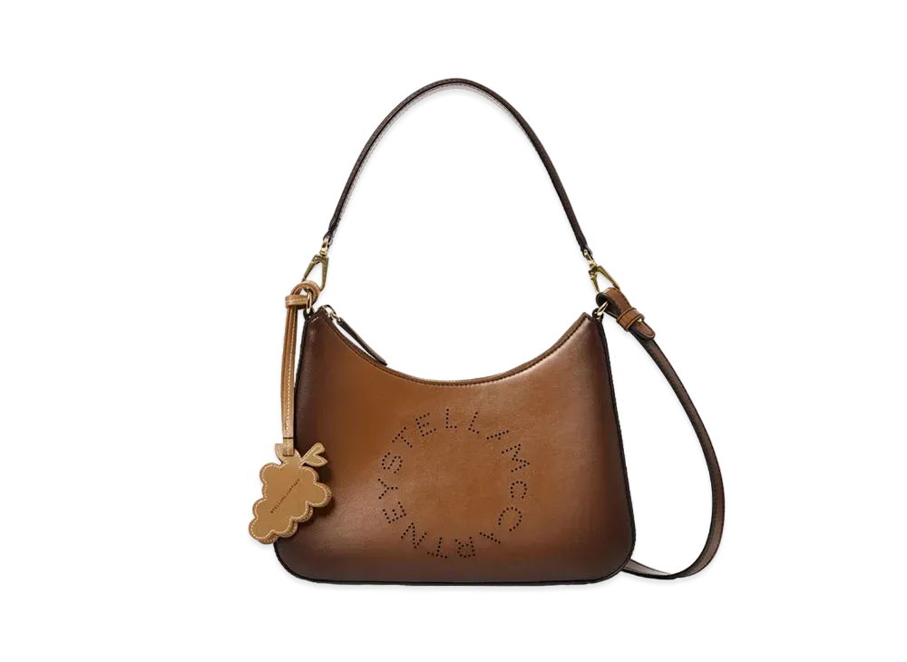 STELLA McCARTNEY Logo Crossbody Shoulder Bag "Aged Brown"