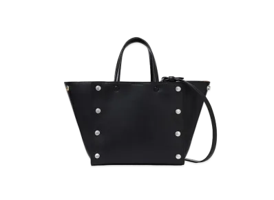 STELLA McCARTNEY Stella Studs Small Tote Bag "Pitch Black"