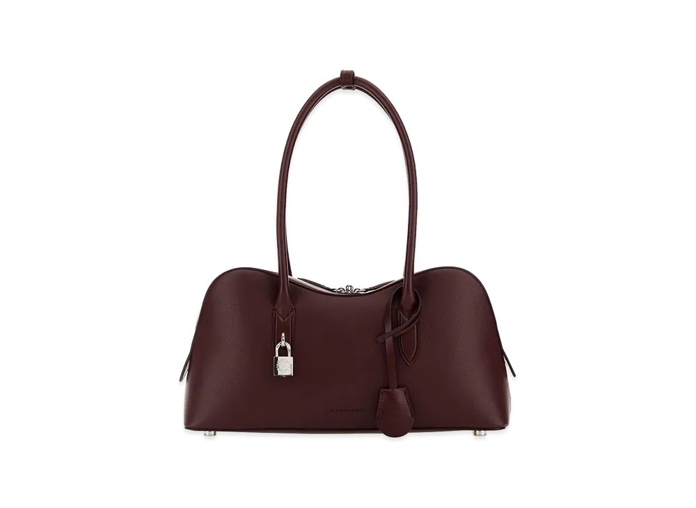 STELLA McCARTNEY Women's Synthetic Leather Ryder Medium Shoulder Bag "Bordeaux/Burgundy"