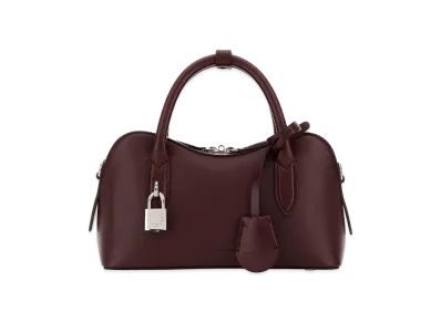 STELLA McCARTNEY Women's Stella Ryder Small Bag Embossed Grainy Eco Alter Mat - Murraya + Vegea "Bordeaux"