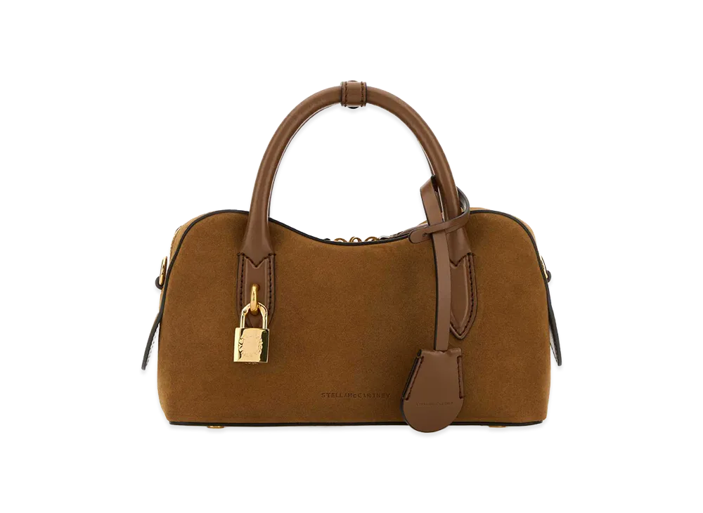 STELLA McCARTNEY Women's Suede Alter Mat Stella Ryder Handbag "Brown/Camel"