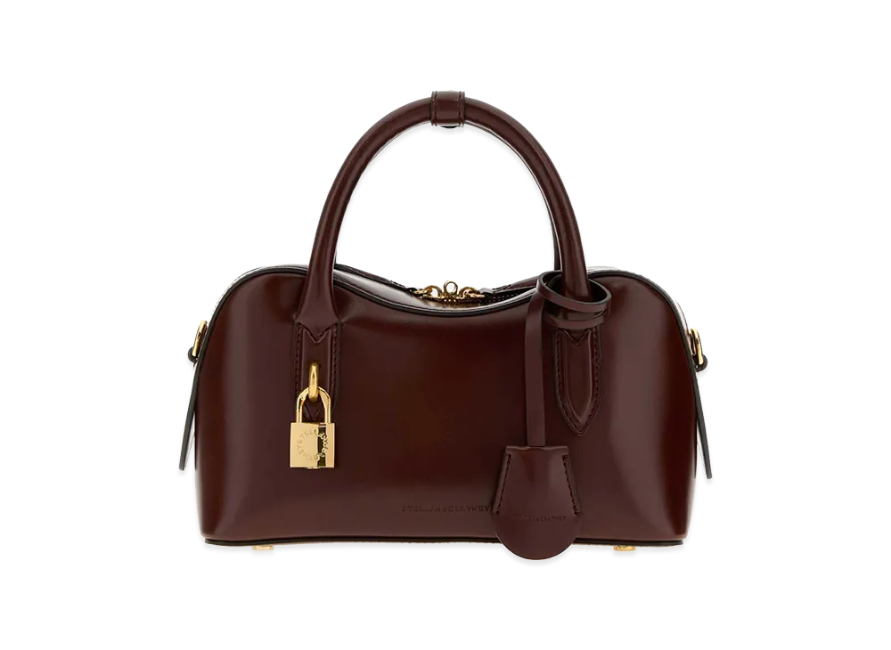 STELLA McCARTNEY Women's Alter Mat Small Ryder Handbag "Brown/Chocolate"