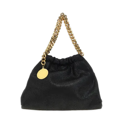 STELLA McCARTNEY Women's Falabella Mini Drawstring Bag "Black"