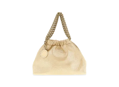 STELLA McCARTNEY Women's falabella Mini Drawstring Crossbody Bag "Gold"