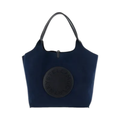 STELLA McCARTNEY Women's Logo Reversible Shopping Bag "Blue"