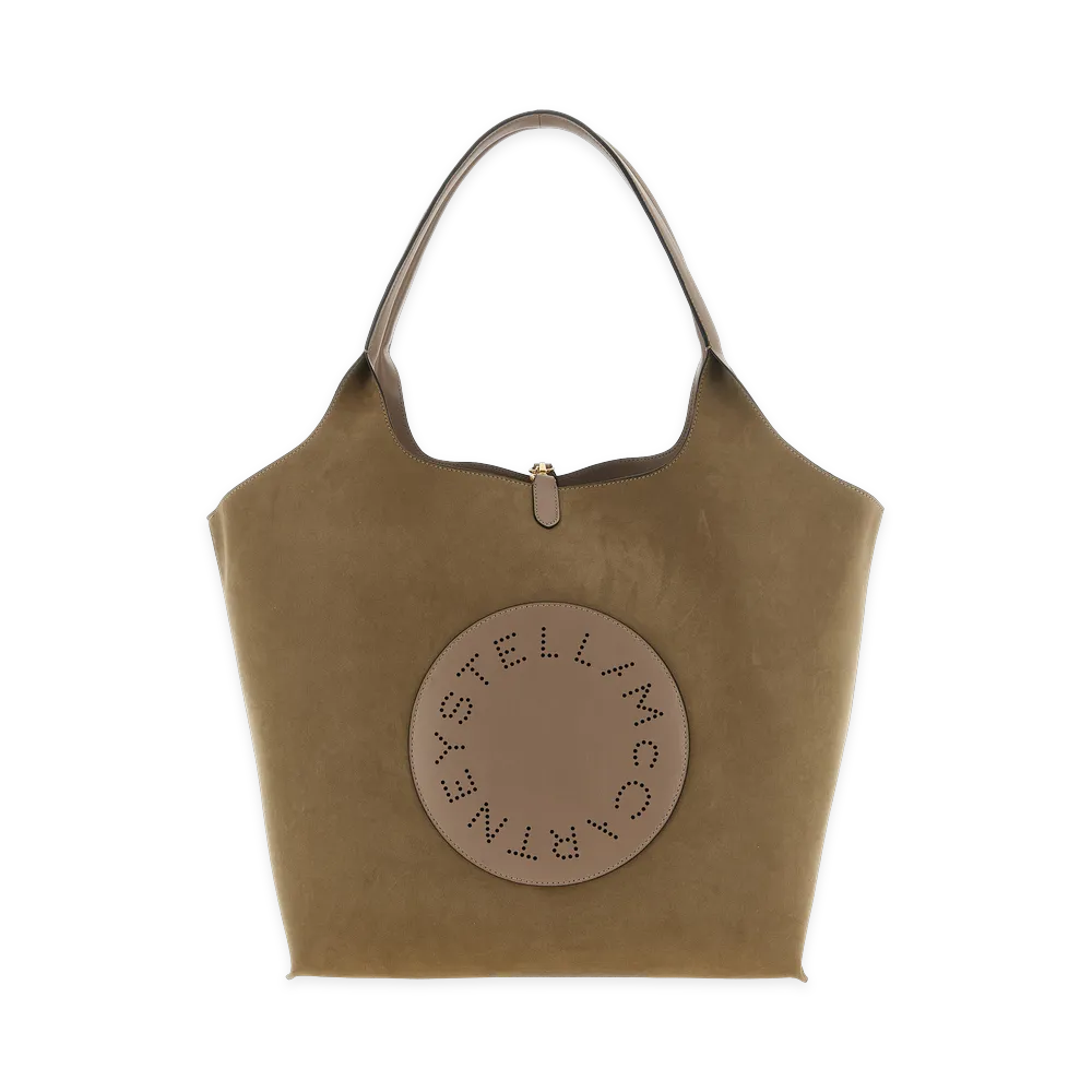 STELLA McCARTNEY Women's Logo Reversible Shopping Bag "Beige"