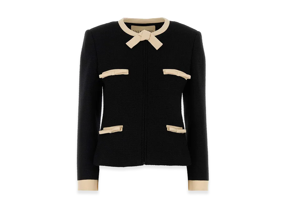 Valentino Women's Tweed Blazer "Black"