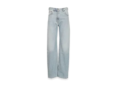 Valentino Women's Loose Fit Jeans "Light Blue"