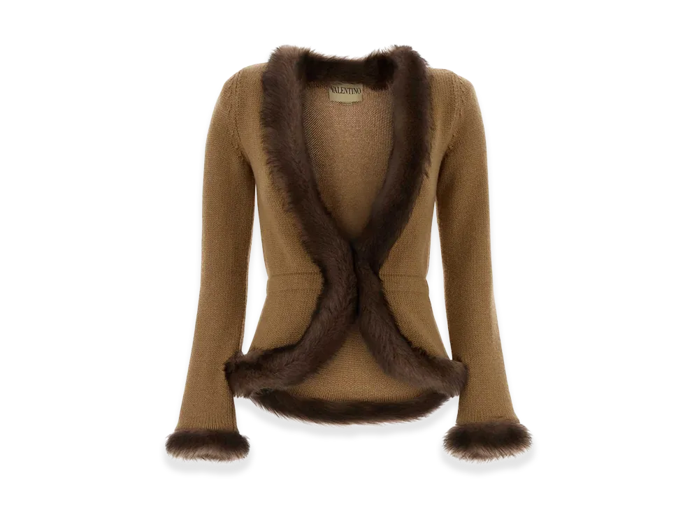 Valentino Women's Cashmere Blazer "Camel"