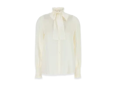 Valentino Women's Silk Shirt "White"