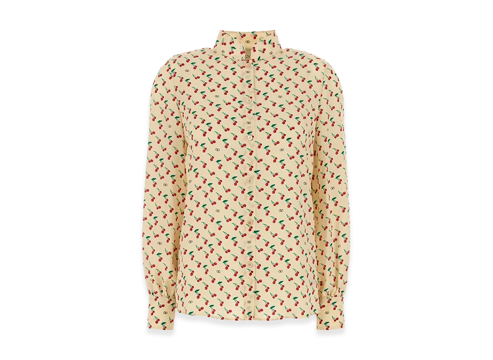 Valentino Women's Crepe Shirt "Printed"