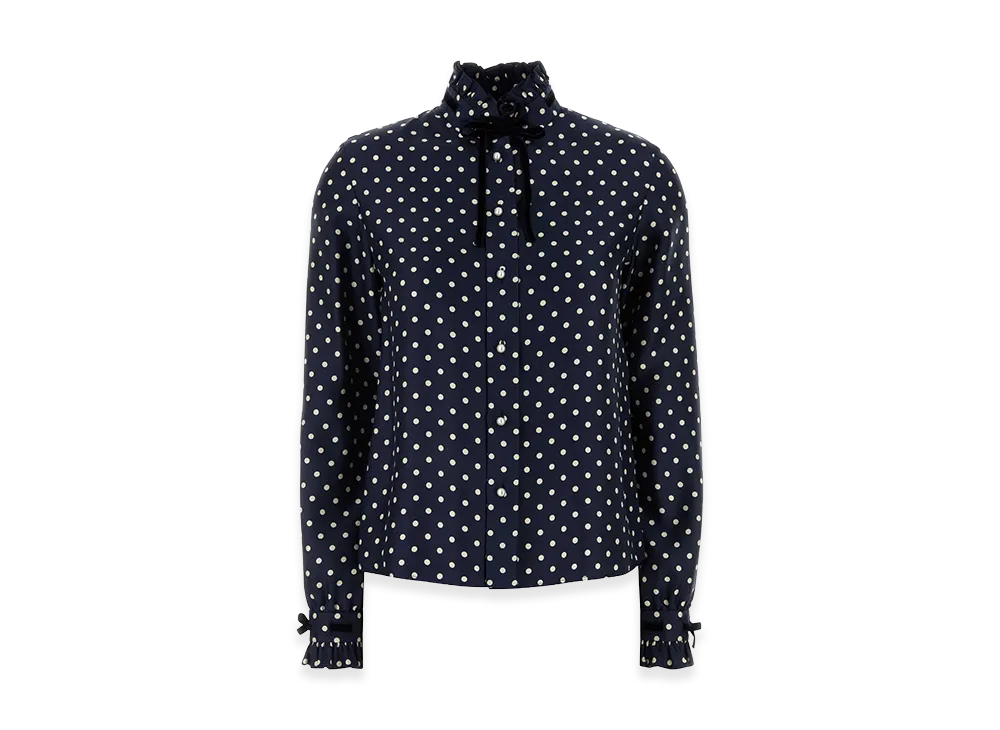 Valentino Women's Satin Shirt "Printed"