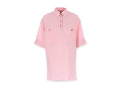 Valentino Women's Linen Blouse "Pink"