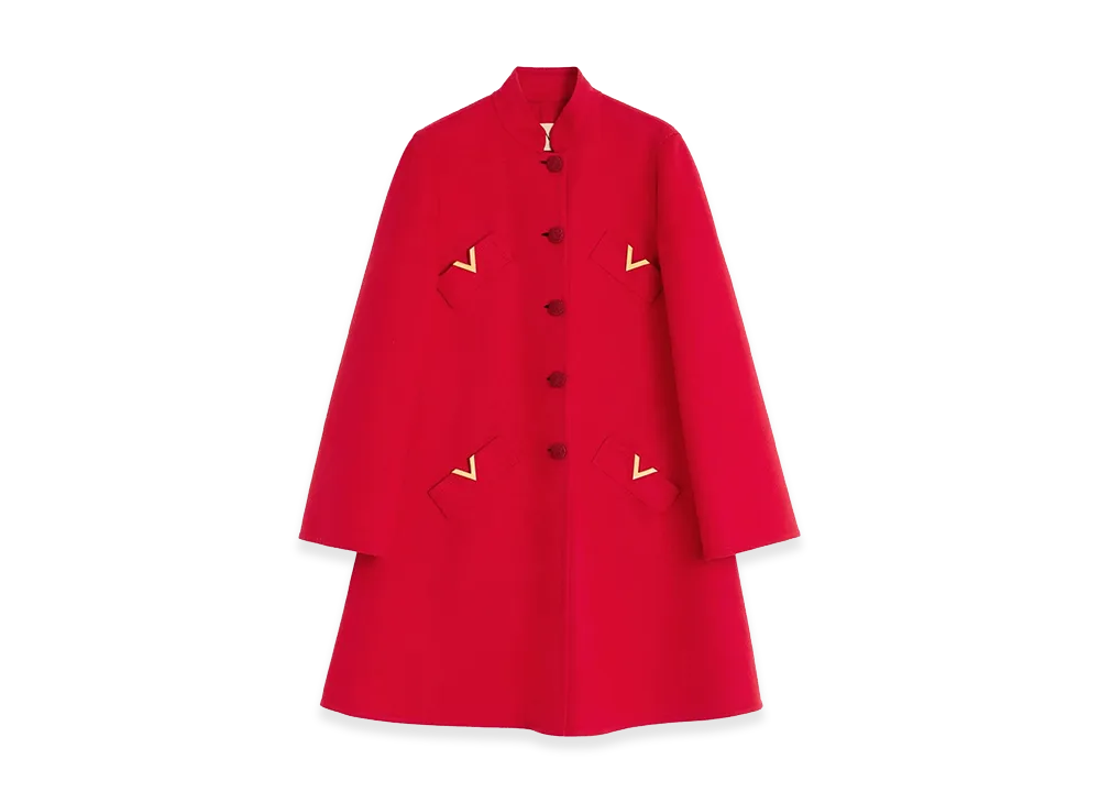 Valentino Garavani Women's Coats "Red"