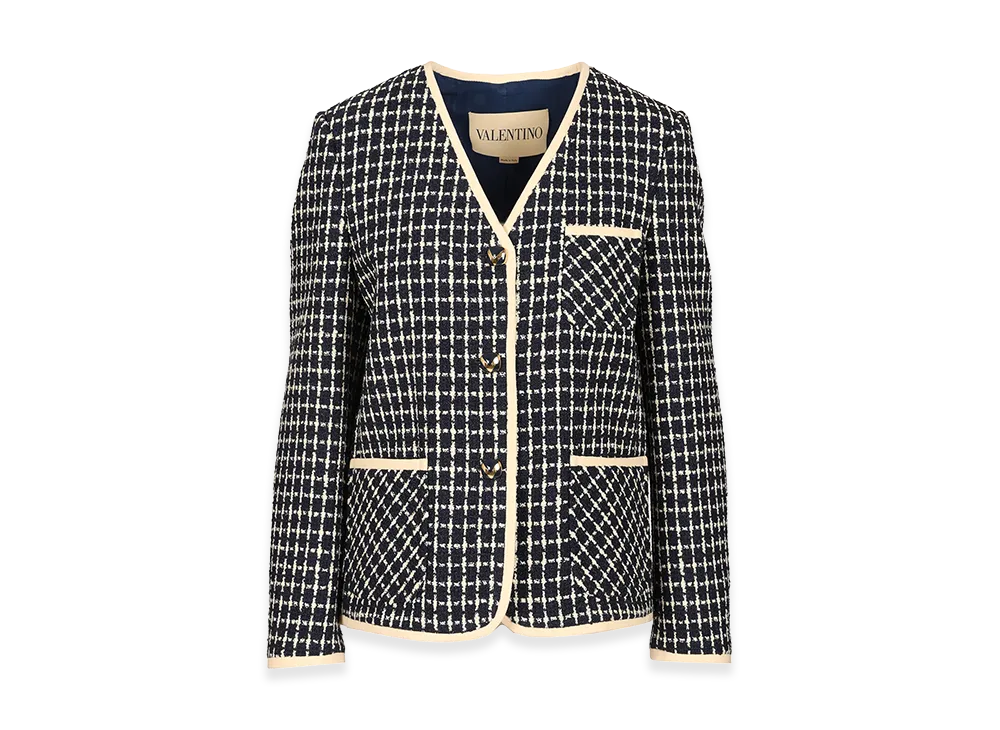 Valentino Women's Boucle Jacket "Multicolor"